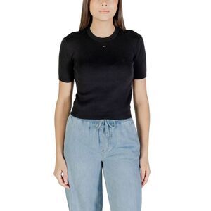 Tommy Hilfiger Jeans Black Recycled Cotton Women's T-Shirt